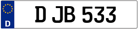 Truck License Plate
